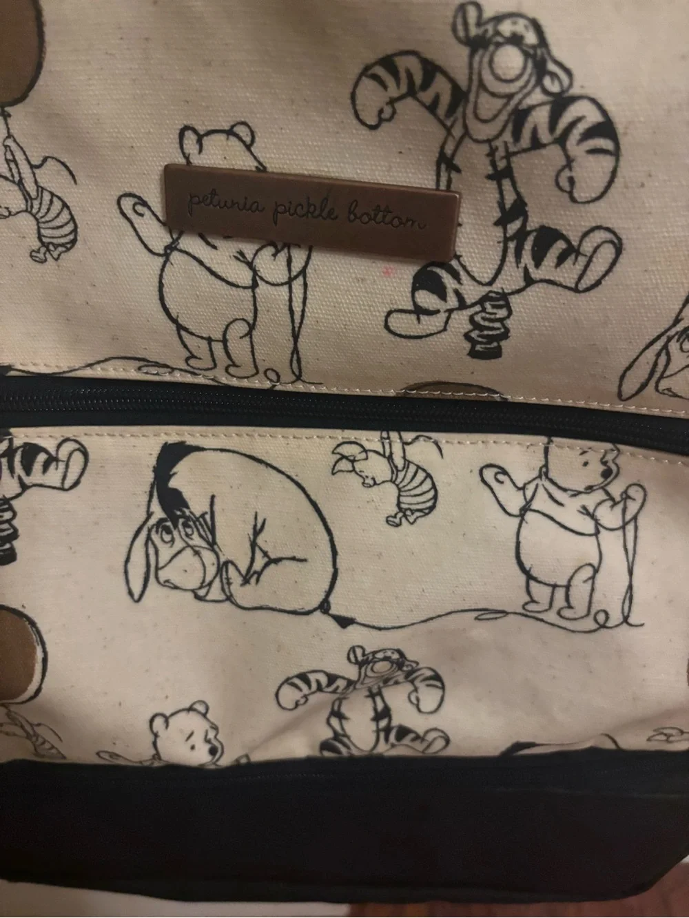 Petunia Pickle Bottom – District Backpack Diaper Bag Winnie the Pooh insulated